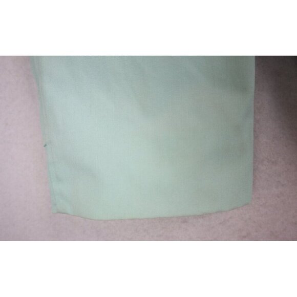 VINTAGE WOMEN'S MINT GREEN LIGHT WEIGHT TRENCH COAT JACKET - SIZE S - Picture 10 of 16